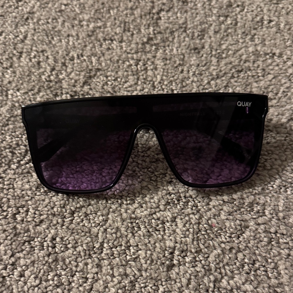 Quay Australia Black and Purple Sunglasses